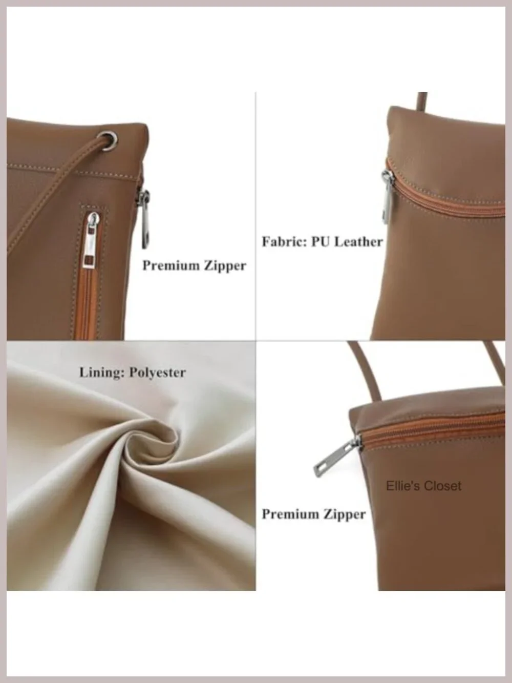 Small Crossbody Phone Purse Wallet with Adjustable Strap Faux Leather